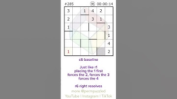 One Up 285 in 38 seconds | #oneuppuzzle #puzzlesolving #dailypuzzle #logicpuzzle #puzzle #oneup285
