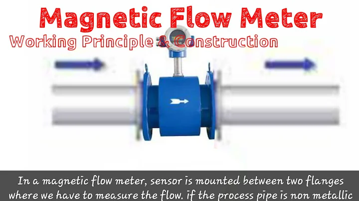 Magnetic flow meter | electromagnetic flow meter | working principle of magnetic flow meter
