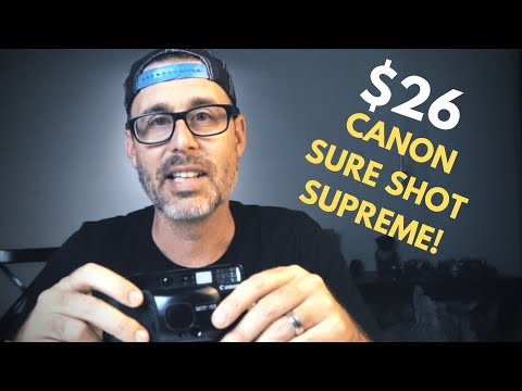 TESTING a 2nd Hand CANON Sure Shot Supreme 35mm Film Camera... Will it WORK?