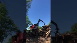 Prentice loader Walnut logs