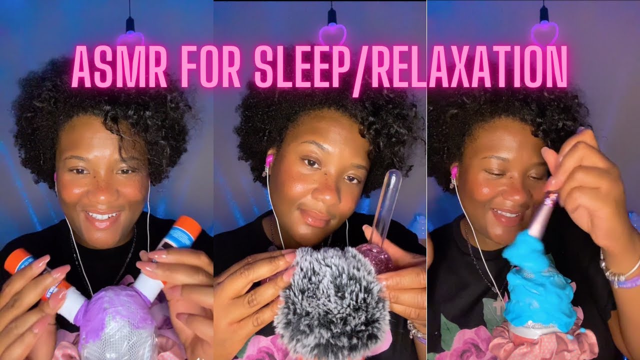 ASMR for sleep and relaxation ♡ - YouTube