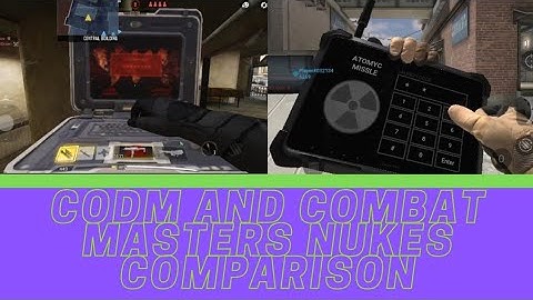 codm and combat master nuke comparison