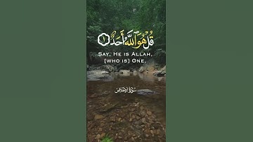 سورة الاخلاص #اكسبلور #المصحف #quran #دويتو #foryou #duet #راحة_نفسية