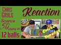 Chris Gayle 50 Runs in 12 Balls | American Reaction