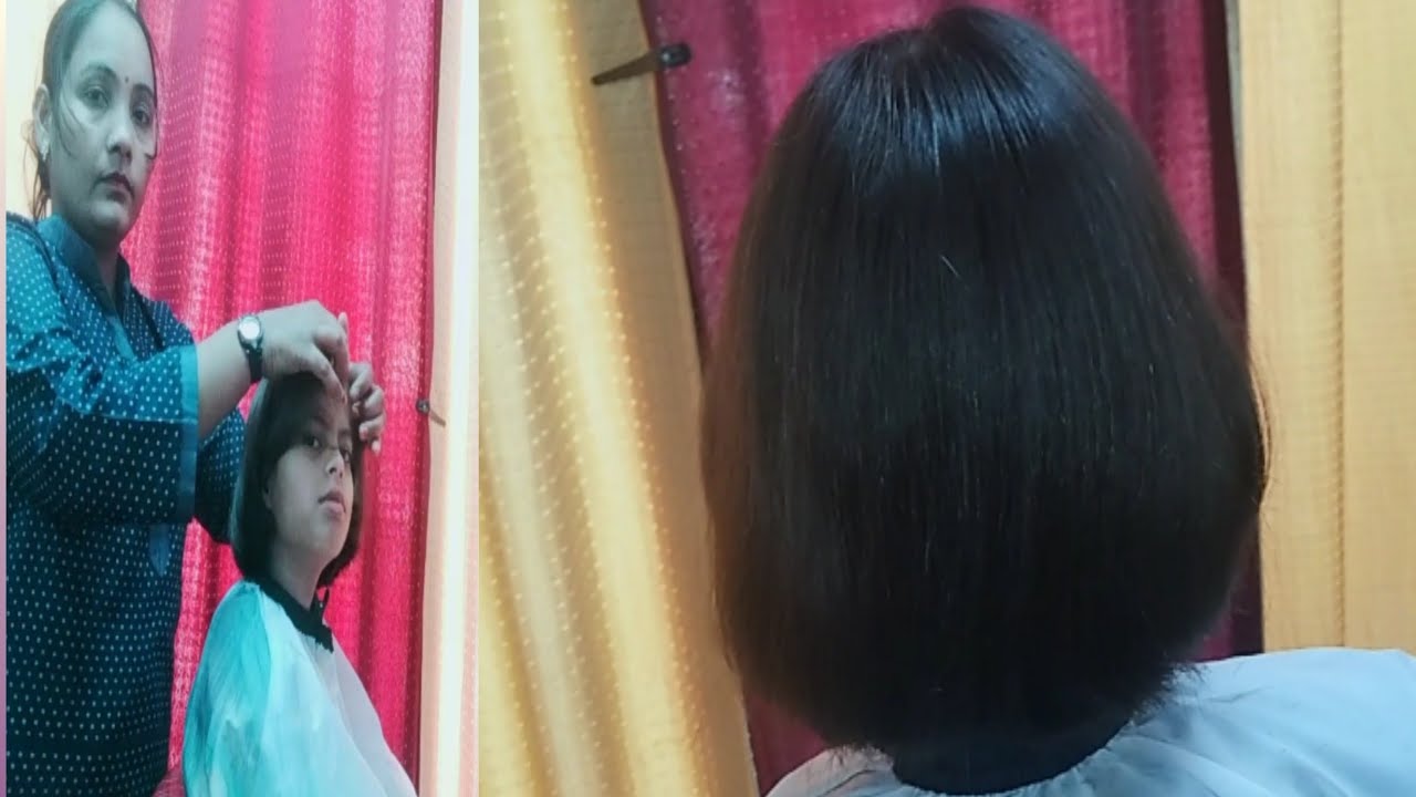 Baby haircut , girl haircut by glossom makeover and beauty tips
