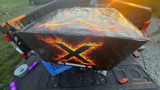 X 221 shot firework cake 🔥🔥💥🤯 CRAZY BANGER BY 1%er 