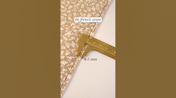 7 seams you need to know #6 how to sew a french seam #sewingtutorial #sewingforbeginners #sewing