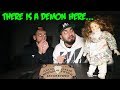 A DEMON MARKED ME IN MY FRIENDS HAUNTED HOUSE (EVIL)