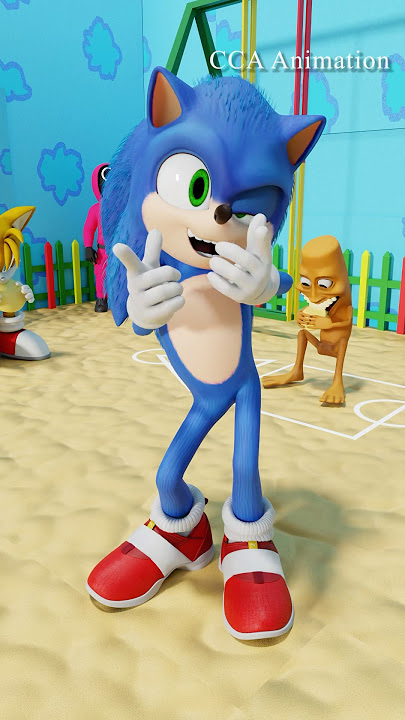 Super Hero SONIC - SONIC THE HEDGEHOG #sonic #squidgame #sprunki #funny #memes #cartoon #shorts