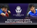 Zhou Qihao vs Kanak Jha | 2020 ITTF German Open Highlights (FS)