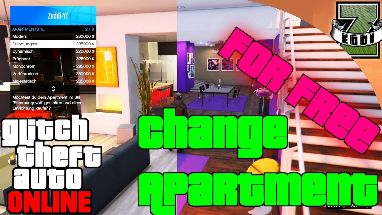 Gta 5 Apartment Glitch Change Interior For Free By Herz Movie Gta 5 Apartment Glitch Change Interior For Free By Herz Movie You
