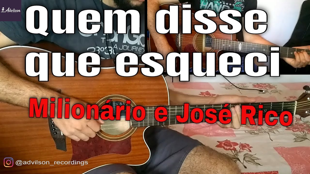 Quem disse que esqueci - violão 