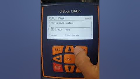 Calibrating sensor - DACB