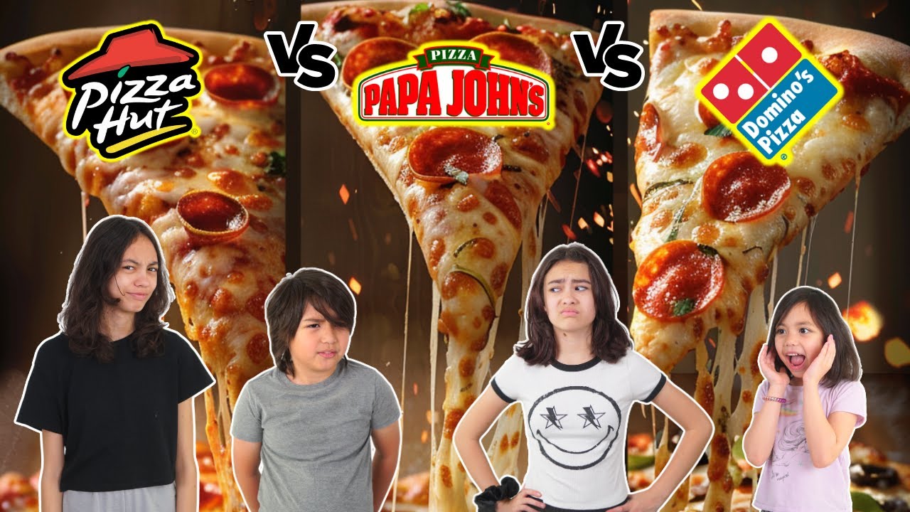 The Snack Attack Squad does Pizza Hut vs. Papa John's vs. Domino's