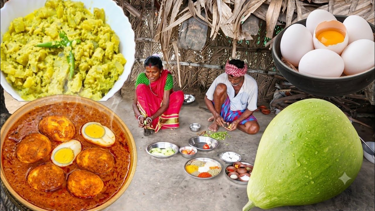 Egg Curry and Lau Posto: A Culinary Journey with an Elderly Santali Couple