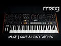 Moog Muse | Save &amp; Load Patches