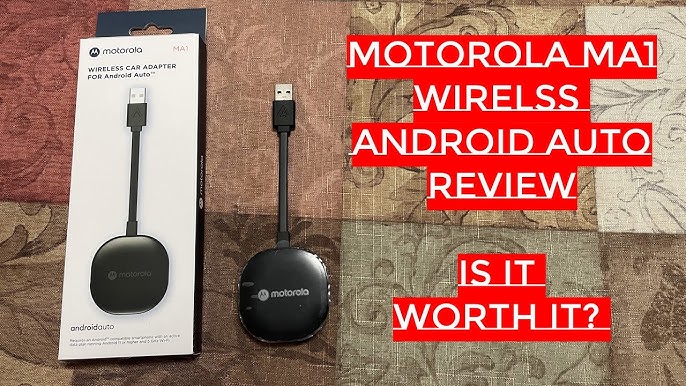 Wireless Android Auto Adapter Motorola MA1 - Unboxing and First impression  