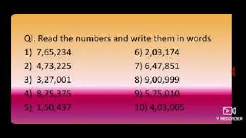 Introduction to Six digit numbers