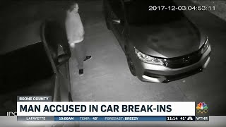 Boone Co car burglar caught on camera