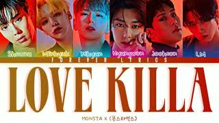 MONSTA X (몬스타엑스) Love Killa (color coded lyrics)