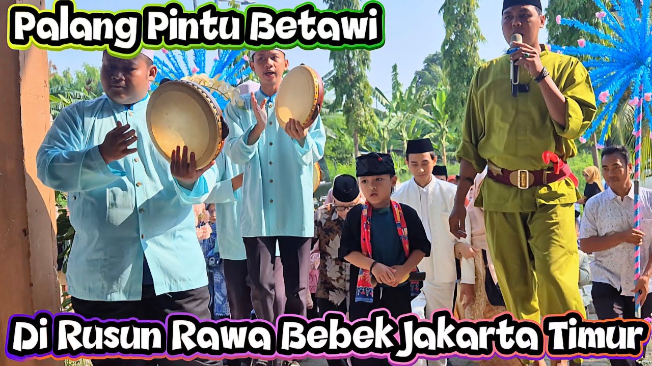 Palang Pintu Betawi Di Rusun Rawa Bebek 