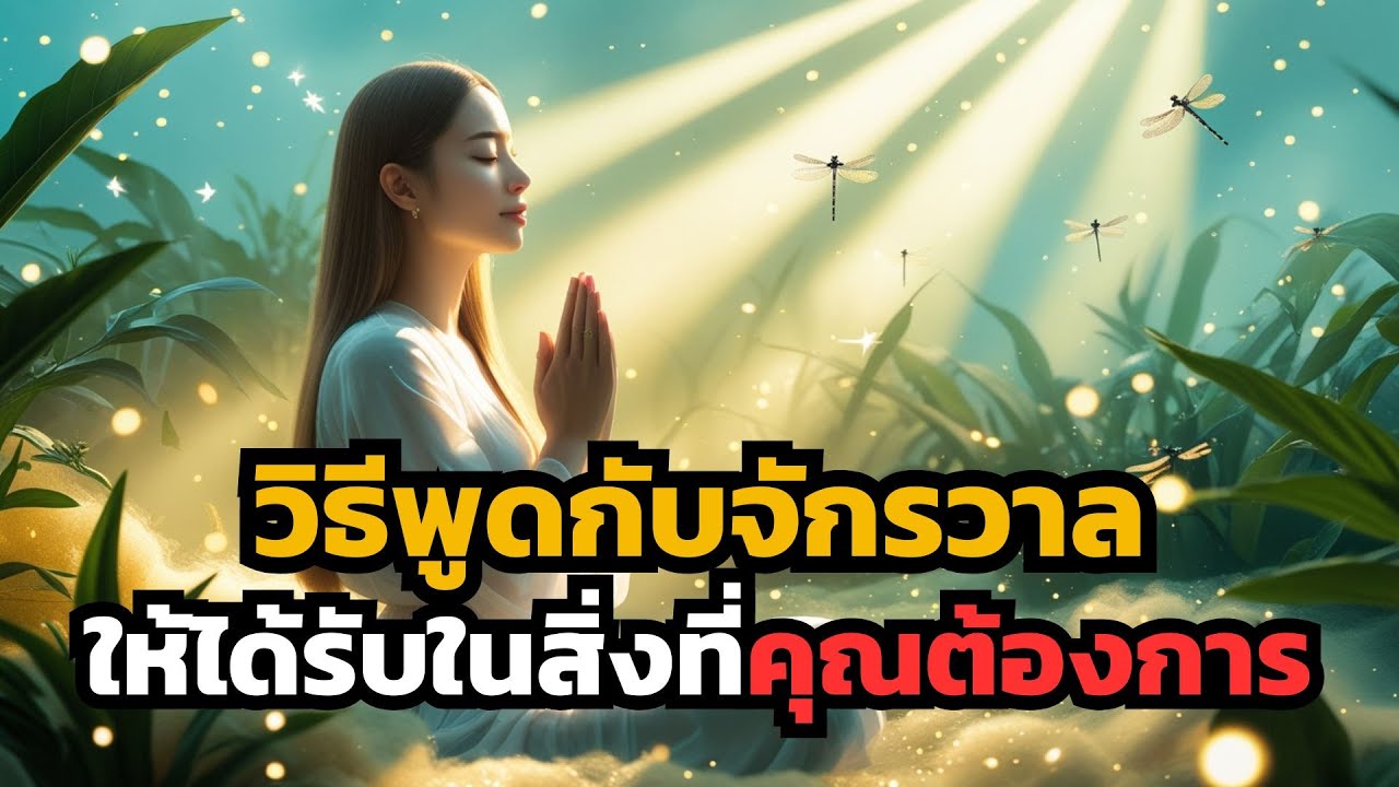 วิธีพูดกับจักรวาล…ให้ได้ในสิ่งที่คุณต้องการจริงๆ