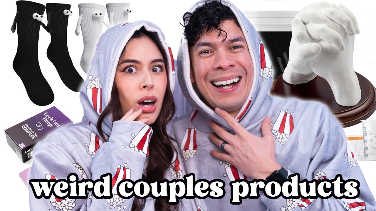 Testing WEIRD Couples Products For Valentines Day