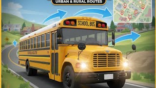 School Bus Simulator – Safe Kids Transport Game 🚌 screenshot 3
