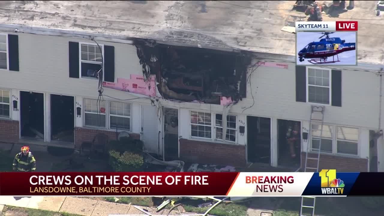 wbal-tv baltimore House explodes in Lansdowne
