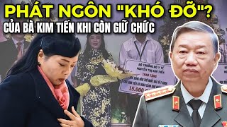Loạt Phát Ngôn 'Khó Đỡ' Của Bà Nguyễn Thị Kim Tiến Khi Còn Giữ Chức Bộ Trưởng I GÓC NHÌN THM