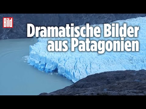 Naturspektakel: Gigantischer Gletscher zerbricht
