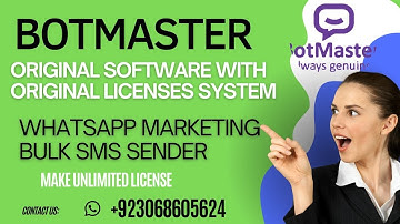 ResellerPanelWhatsapp BotMaster Software Tutorial | Bulk Whatsapp Sender|Online Marketing Software