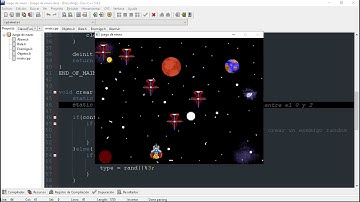 Como crear un juego de naves en c++ y allegro, ataque(creando enemigos parte 3)