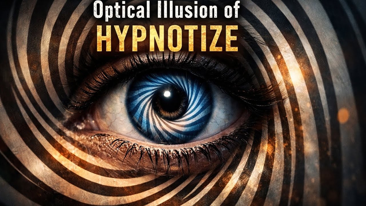 Trippy optical illusion of hypnotize 🤯 