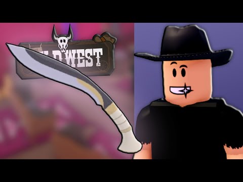 Buying & Testing Golden White Kukri Machete - Roblox The wild west