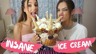 WORLD'S LARGEST ICE CREAM CHALLENGE | Manuella