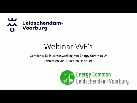 Webinar Energiezuiniger VvE’s #1