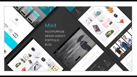 Mixit_Responsive Multipurpose One Page Muse Template | Themeforest Download
