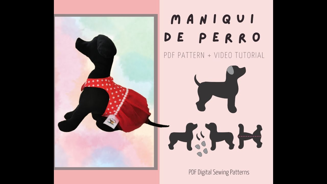 DIY MANIQUÍ DE PERRO 🐶 | FÁCIL DE HACER 🐾| PATRÓN DESCARGABLE