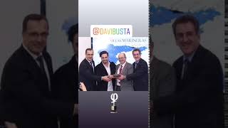 David Bustamante recoge el premio 'Villas Marineras' en Fitur - 24 De Enero 2019