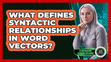 What Defines Syntactic Relationships In Word Vectors?