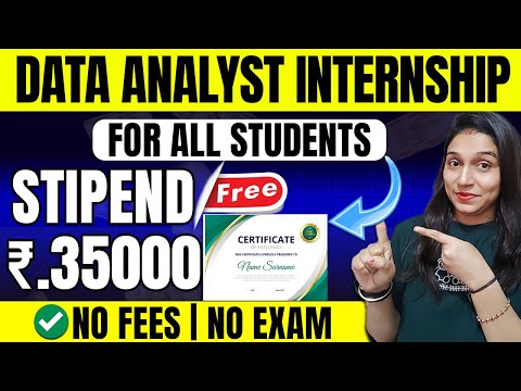 Data Analyst Internship 🔥 | Internships For College Students 🔥 | Internship With Certificate Online