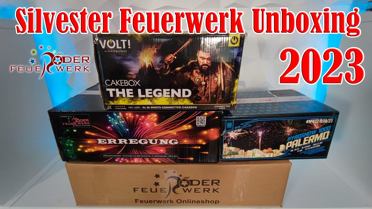 Röder Feuerwerk Unboxing | Silvester 2023/2024 [FULL HD]