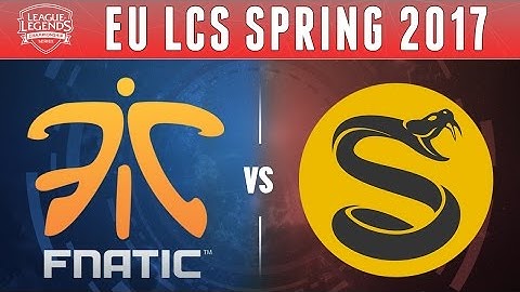 Fnatic vs Splyce - League Of Legends EU LCS 2017 Spring Game 1