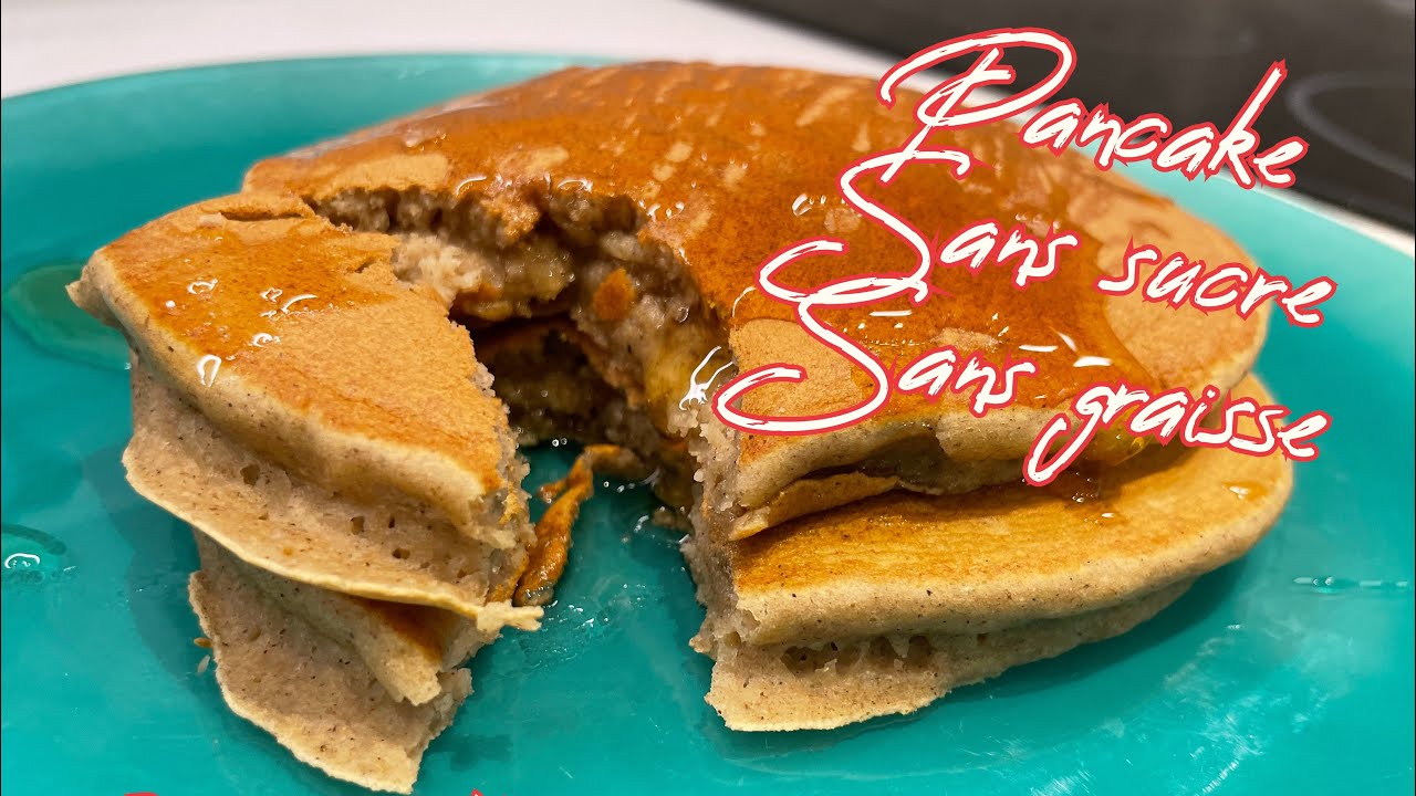 Les MEILLEURS PANCAKES sans sucre, sans graisse!!Ultra rapide,super