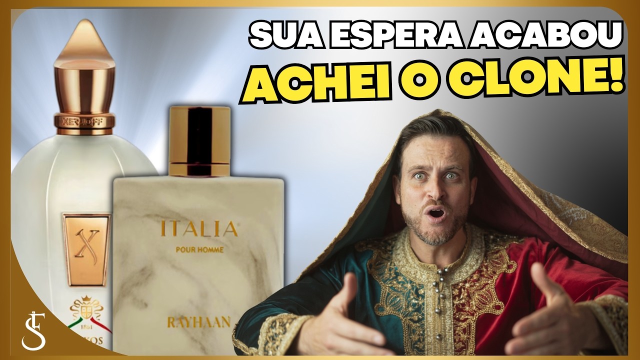 ITALIA de RAYHAAN | Sua ESPERA TERMINOU!!! ACHEI o CLONE do NAXOS de XERJOFF