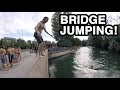 Bridge jumping in switzerland vlog 679