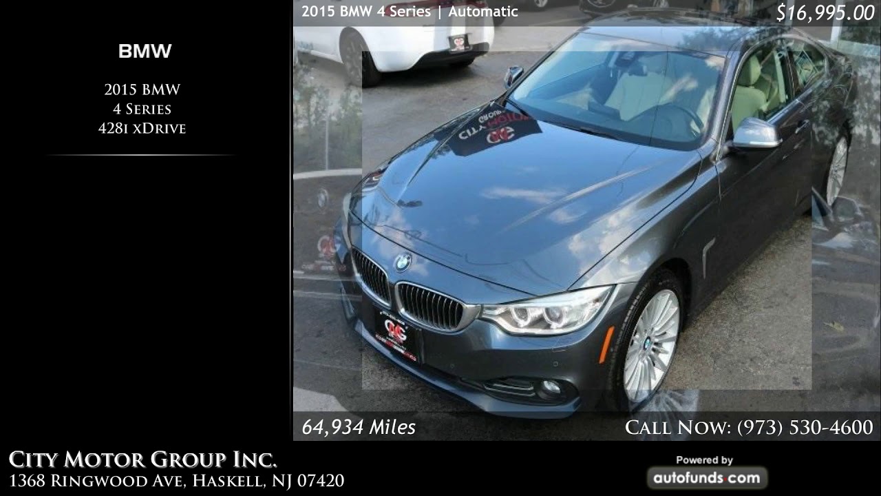 Used 2015 BMW 4 Series City Motor Group Inc., Haskell, NJ SOLD