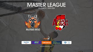 Basketaki Salonica Master - Milgyraki Bucks Vs Atlanta Socks (1/5/2024)