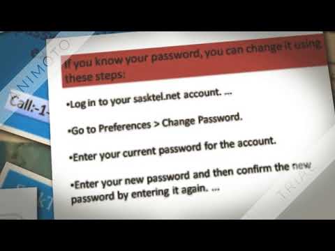 how to resert or change forget sasktel email password